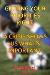 A crisis shows us what’s important
